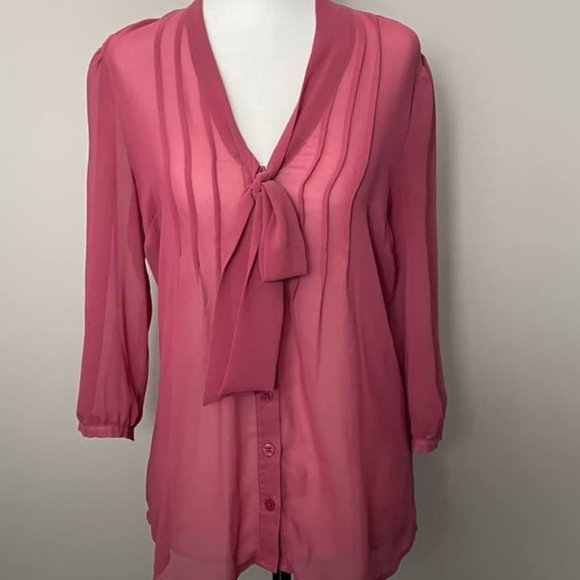 Pink Sheet Top - Size S - RW & Co - Picture 1 of 1